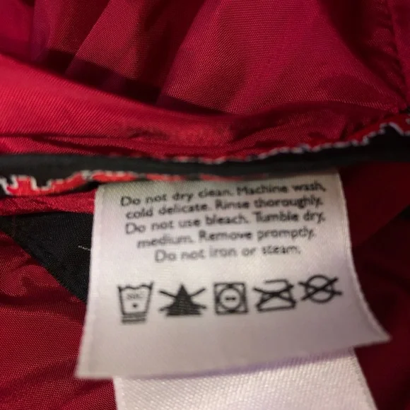 Eddie Bauer Men’s Ebtek Primaloft Charcoal Grey & Red Quilted Vest sz Tall Lg - Picture 8 of 15